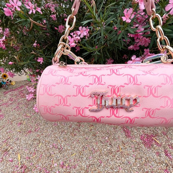 NEW Juicy Couture Bling Bling Roll Bag‎ in Pink Multi - Picture 4 of 8